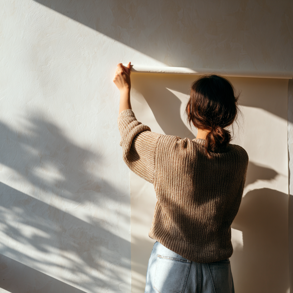 밝은 벽지로 공간을 가꾸는 모습 — 브랜드 제공 이미지